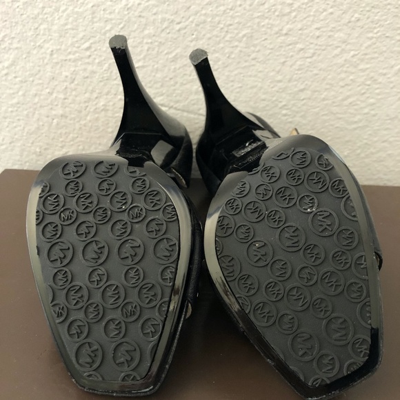 Michael Kors Black Grommet Heels - Picture 4 of 6